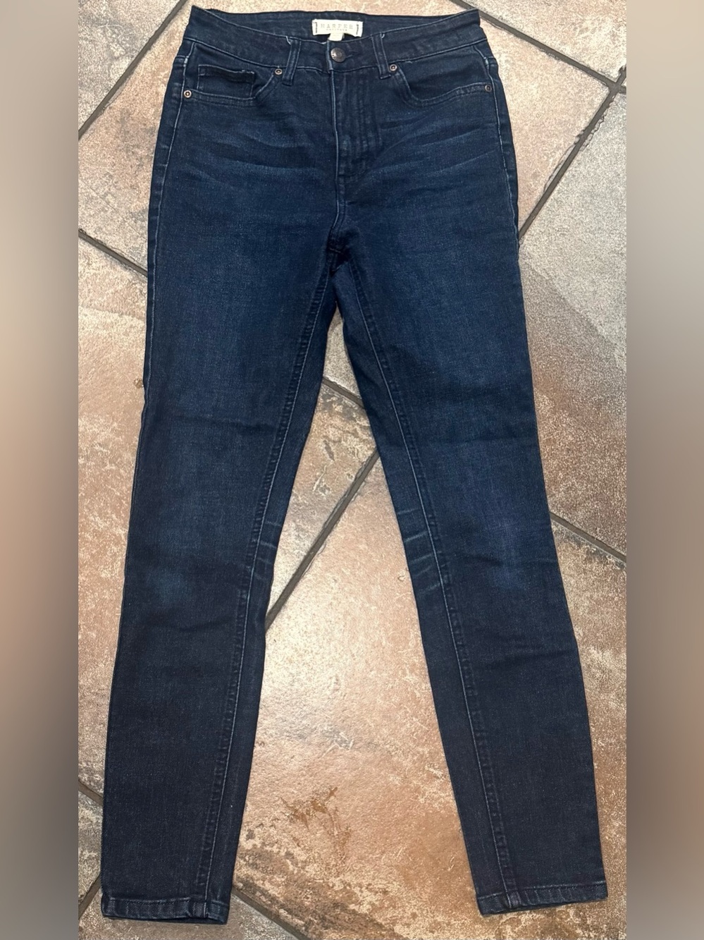 Harper Heritage Women’s Dark Indigo High Rise Skinny Jeans.
